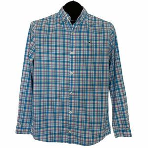 Vineyard Vines Boys Whale Shirt L 16 Long Sleeve